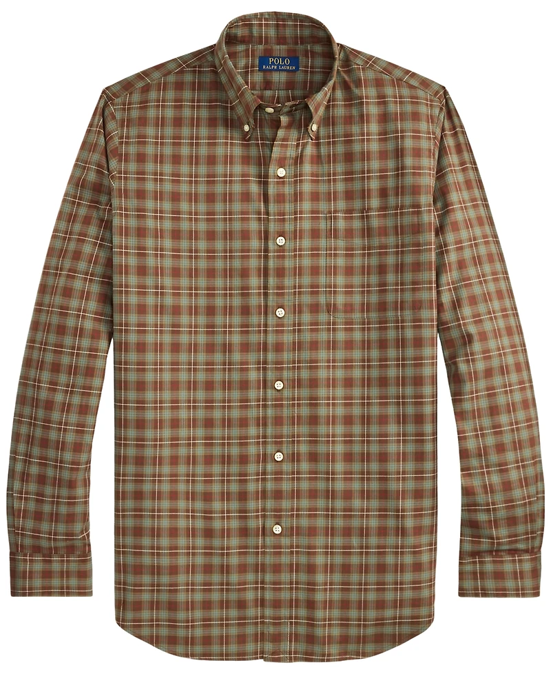 Polo Ralph Lauren Men's Classic-Fit Plaid Twill Dress Shirt