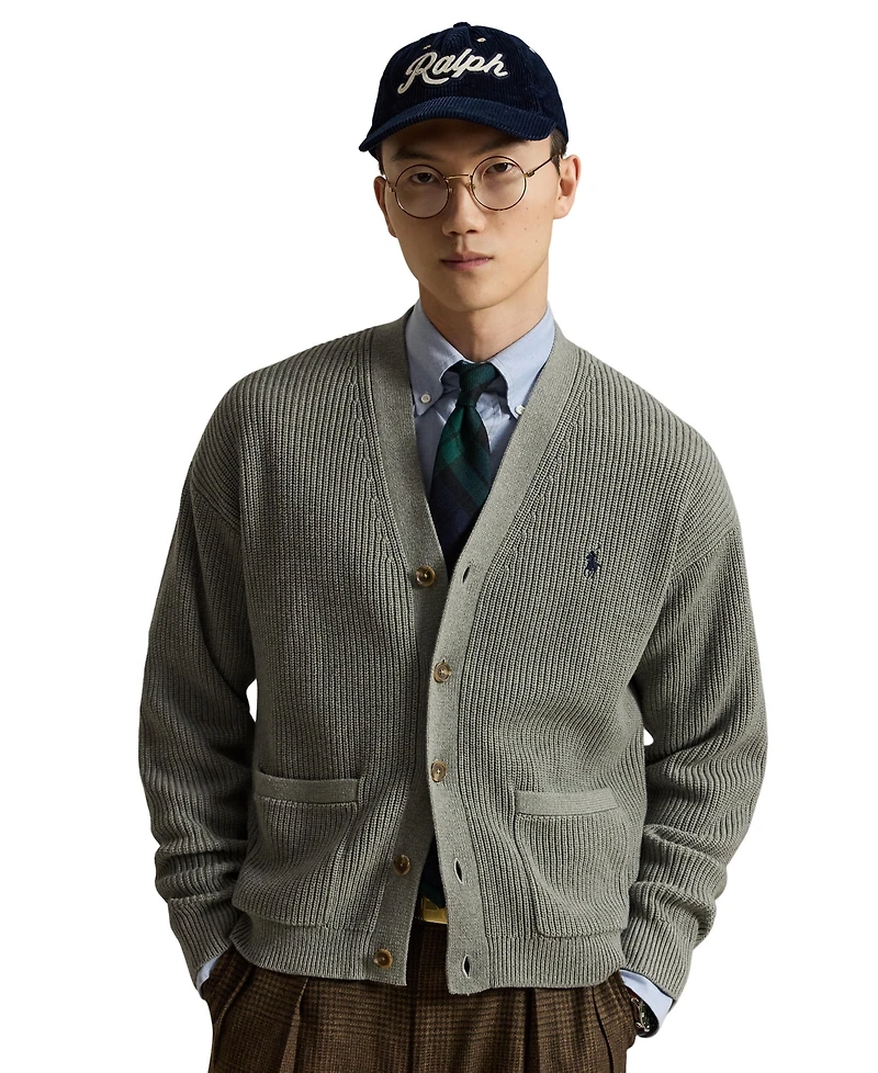 Polo Ralph Lauren Men's Relaxed-Fit Textured Cotton Cardigan