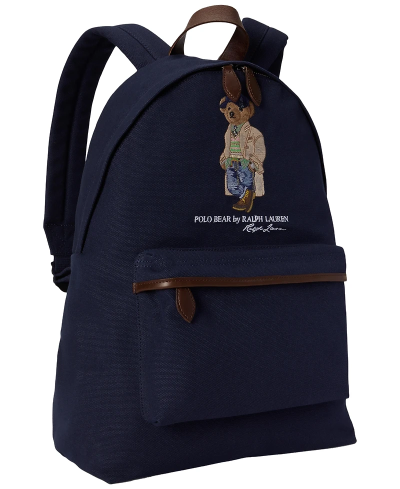 Polo Ralph Lauren Polo Bear Canvas Laptop-Compatible Backpack