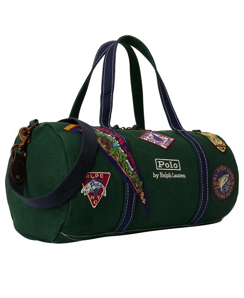 Polo Ralph Lauren Men's Logo Patch Canvas Duffel Bag