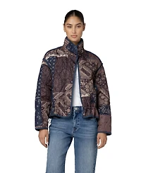 Blank Nyc Women's Dust And Daydream Quilted-Print Long Jacket
