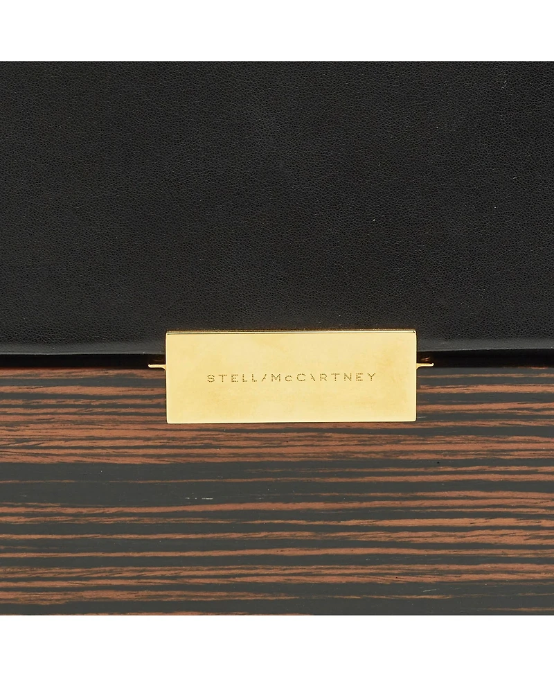 Pre-Owned Stella McCartney Women's Faux Leather and Wood-Effect Box Clutch