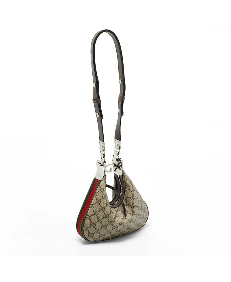 Pre-Owned Gucci Women's Attache Gg Supreme Shoulder Bag