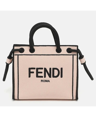 Pre-Owned Fendi Women's Mini Canvas Shopping Tote