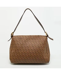 Pre-Owned Fendi Women's Coated Canvas Shoulder Bag