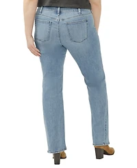 Silver Jeans Co. Plus Suki High-Rise Light-Wash Bootcut
