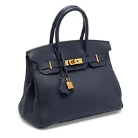 Pre-Owned HERMES Women's Birkin 30 Rouge Leather Tote