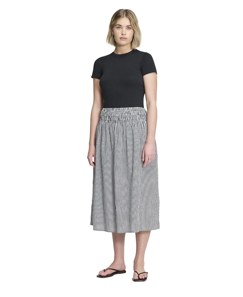 Finery London Women's Valerie High-Waisted A-Line Midi Skirt