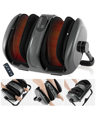 Ecooso Foot and Calf Massager with Heat for Blood Circulation Pain Relief