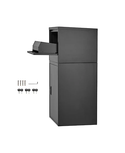 Vevor Package Delivery Boxes for Outside 38.6 in Anti-Theft Lockable Parcel Drop Box