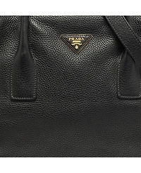 Pre-Owned Prada Women's Vitello Daino Leather Open Tote Bag