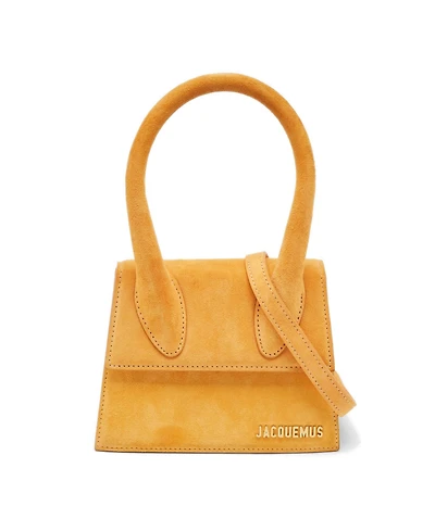 Pre-Owned Jacquemus Women's Le Chiquito Moyen Suede Top Handle Bag
