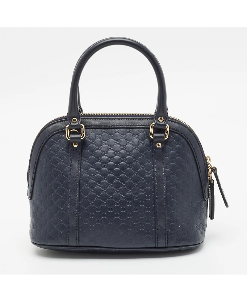 Pre-Owned Gucci Women's Microguccissima Leather Mini Dome Satchel