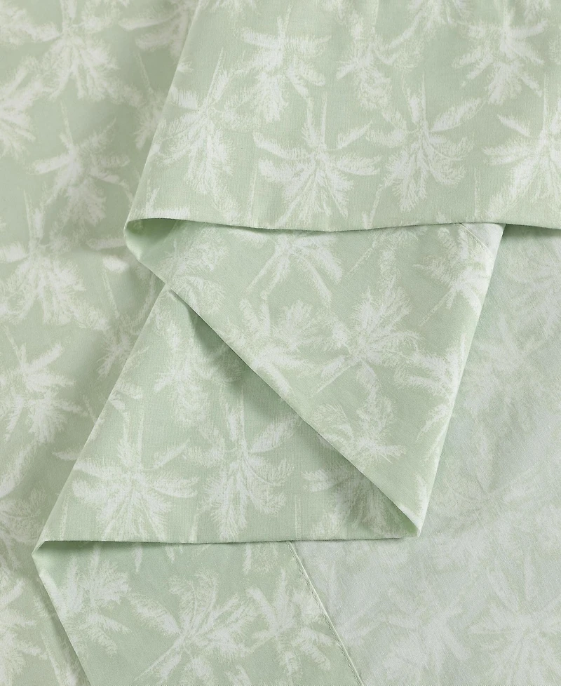 Tommy Bahama Home Tropic Breeze Washed Percale 100% Cotton 4-Piece Sheet Set