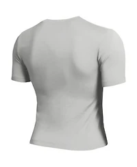 Champion Women's Chicago Cubs Fitted Cropped T-Shirt