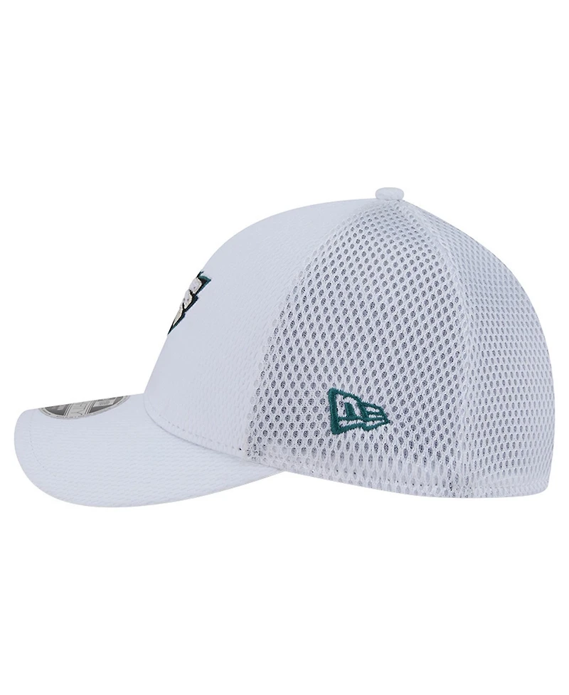 New Era Men's White/Midnight Green Philadelphia Eagles Dash 39THIRTY Flex Hat