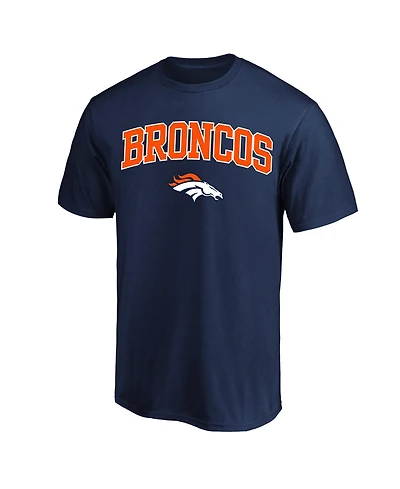 Fanatics Men's Big & Tall Denver Broncos Arch Logo Crew Neck Graphic T-Shirt