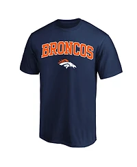 Fanatics Men's Big & Tall Denver Broncos Arch Logo Crew Neck Graphic T-Shirt