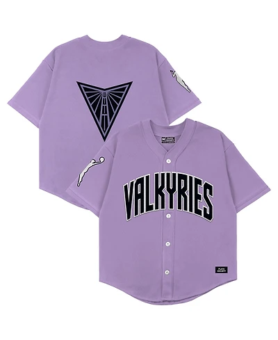 Playa Society Men's and Women's Golden State Valkyries Oversized V-Neck Baseball Fashion Jersey