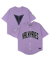 Playa Society Men's and Women's Golden State Valkyries Oversized V-Neck Baseball Fashion Jersey