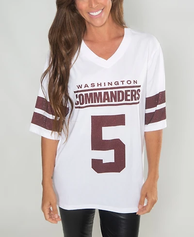Cuce Women's Jayden Daniels Washington Commanders Oversized-Fit Tunic