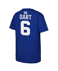 Outerstuff Boy's and Girl's 4-20 New York Giants Jaxson Dart T-Shirt