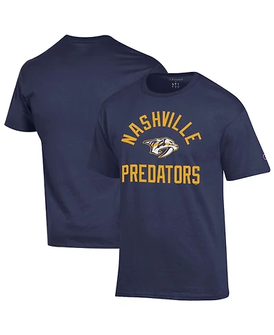 Champion Men's Navy Nashville Predators Primary Logo Jersey T-Shirt