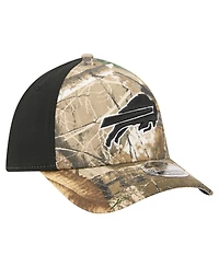 New Era Men's Camo/Black Buffalo Bills Team Collection Real Tree 39THIRTY M-Crown A-Frame Flex Hat