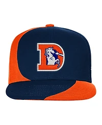 Outerstuff Big Boys' and Girls' Denver Broncos Retro High-Crown Snapback Hat