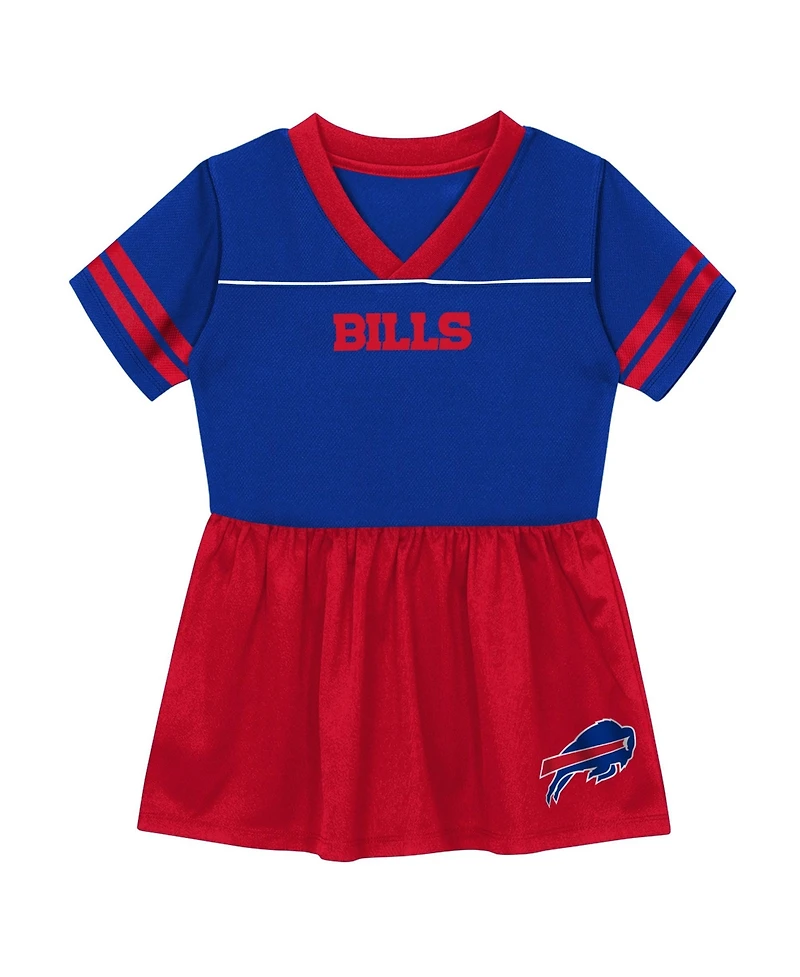 Outerstuff Toddler Girls' 2T-5T Stadium Lights V-Neck Fit & Flare Dress