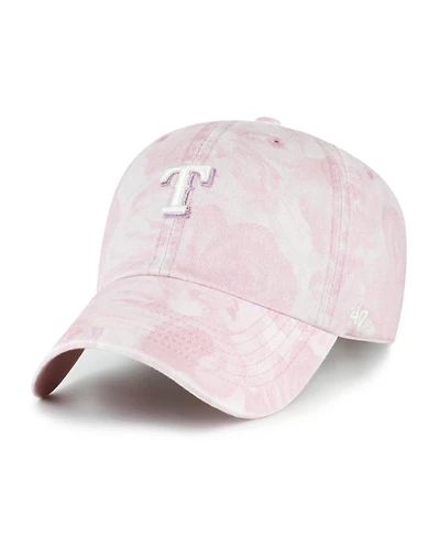 '47 Brand Women's Pink Texas Rangers Gardenia Clean Up Adjustable Hat