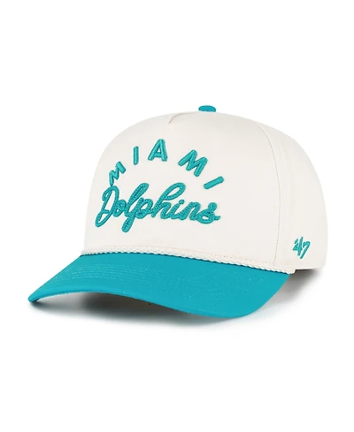 '47 Brand Women's Natural Miami Dolphins Rope Script Hitch Adjustable Hat