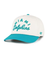 '47 Brand Women's Natural Miami Dolphins Rope Script Hitch Adjustable Hat
