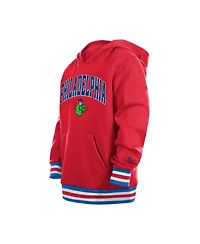 New Era Boys' and Girls' Philadelphia Phillies Fleece-Lined Kangaroo Pocket Pullover Hoodie