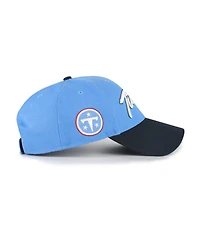 '47 Brand Men's Light Blue Tennessee Titans Throwback Mvp Adjustable Hat