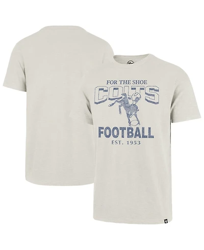 '47 Brand Men's Natural Indianapolis Colts Head On Scrum Slub T-Shirt