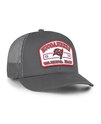 '47 Brand Men's Graphite Tampa Bay Buccaneers Roadway Adjustable Trucker Hat