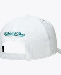 Mitchell & Ness Men's White Charlotte Hornets Perfect Lightweight Pro Crown Adjustable Hat