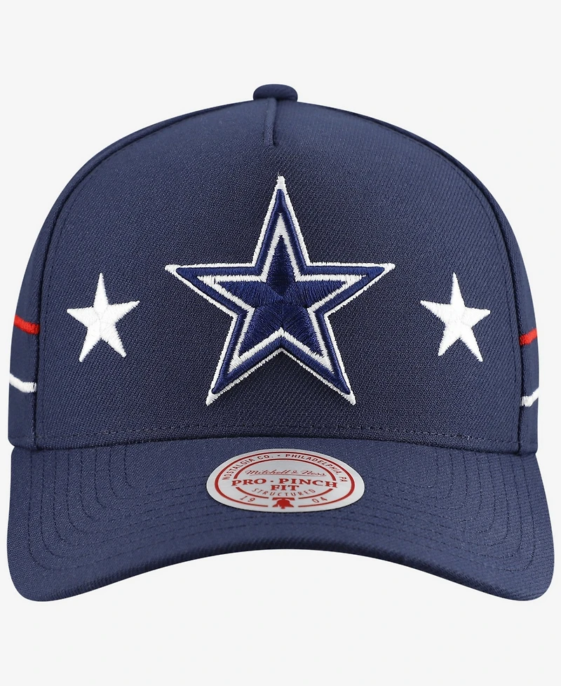 Mitchell & Ness Men's Navy Dallas Cowboys America's Team Pro Pinch Snapback Hat
