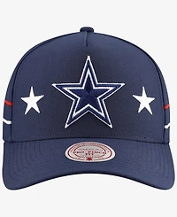 Mitchell & Ness Men's Navy Dallas Cowboys America's Team Pro Pinch Snapback Hat