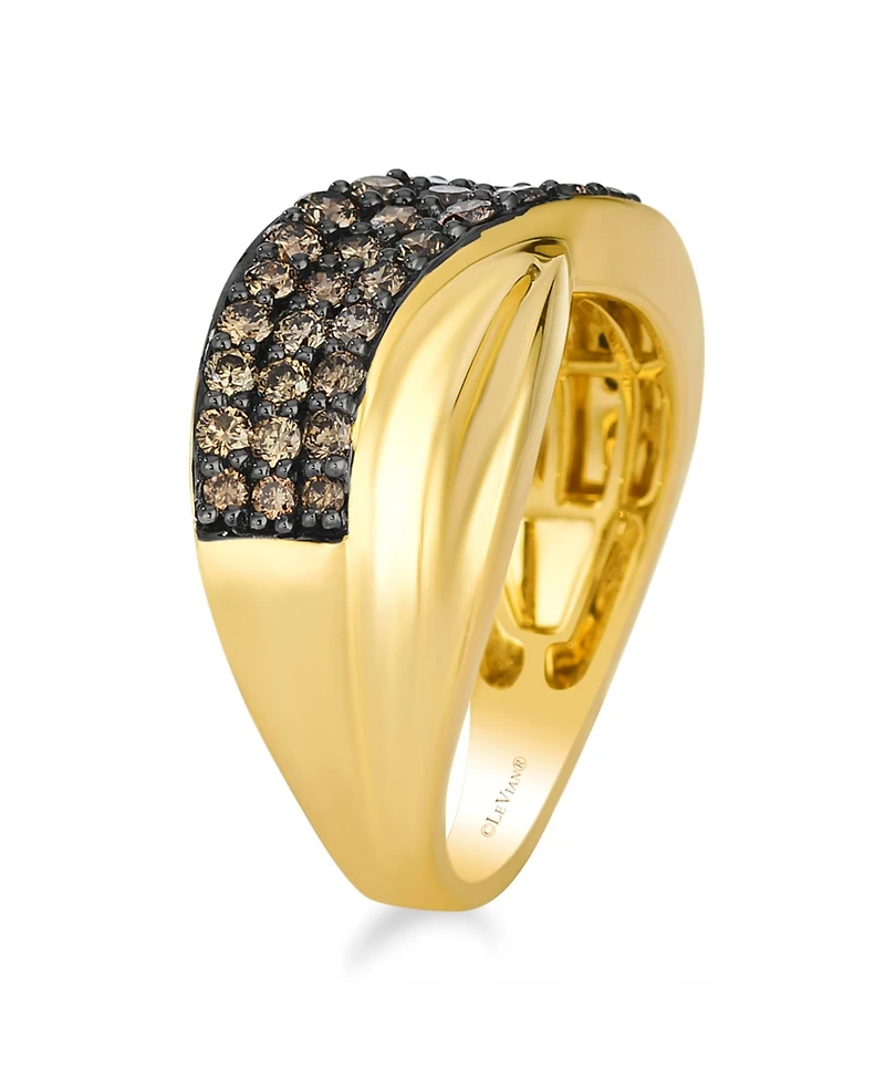 Le Vian Chocolate Diamond (0.94 ct. t.w.) Ring in 14k Honey Gold