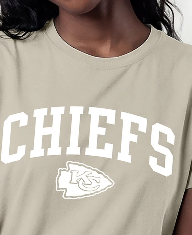 Champion Women's Cocoa Butter Kansas City Chiefs Screen-Print T-Shirt