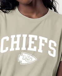 Champion Women's Cocoa Butter Kansas City Chiefs Screen-Print T-Shirt