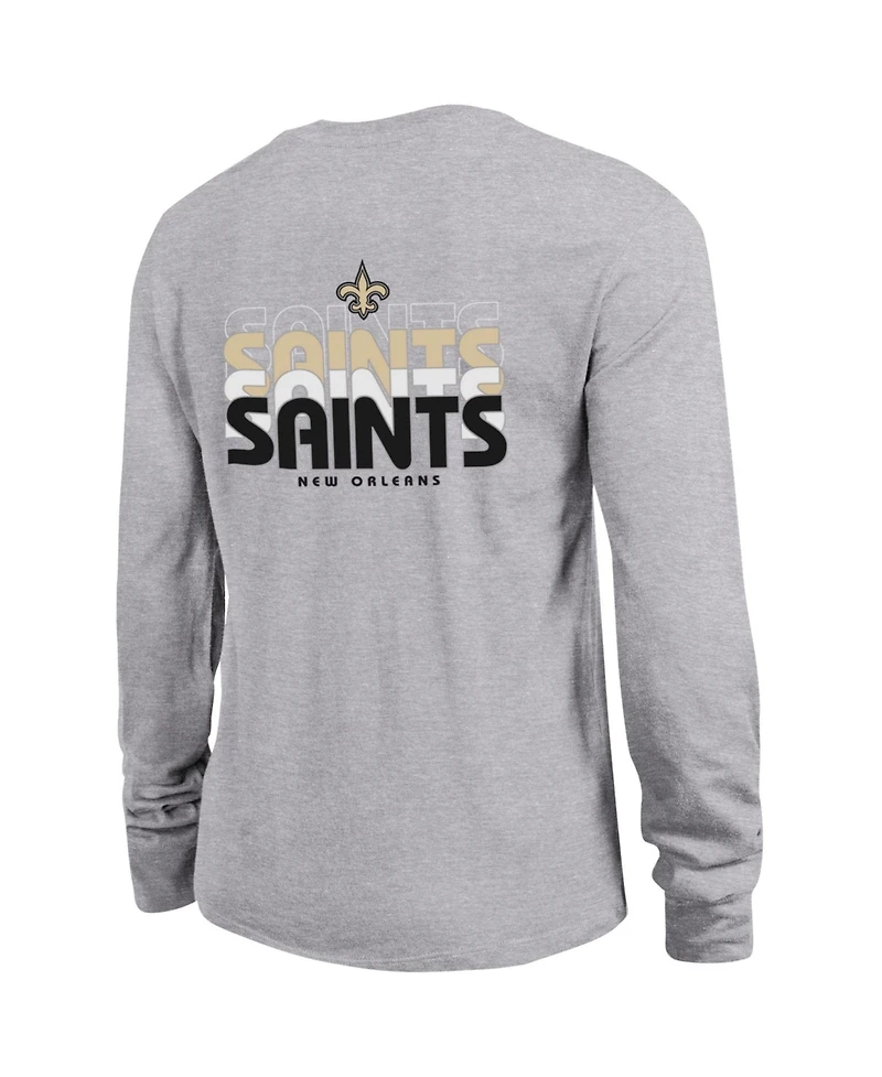 Champion Women's New Orleans Saints Long-Sleeve Crewneck T-Shirt