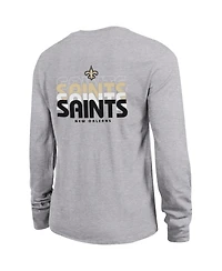 Champion Women's New Orleans Saints Long-Sleeve Crewneck T-Shirt