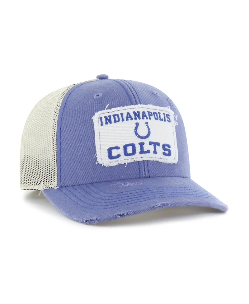 '47 Brand Men's Blue Indianapolis Colts Egremont Well-Worn Adjustable Trucker Hat