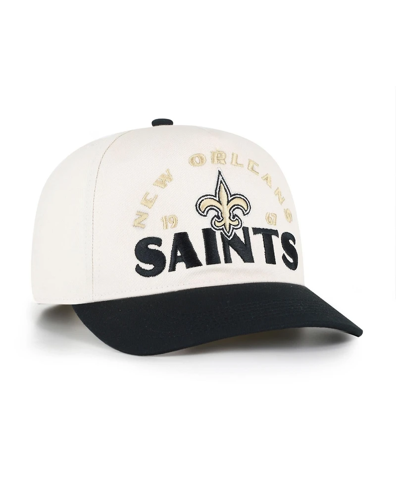 '47 Brand Men's New Orleans Saints Arcitext Five-Panel Adjustable Hat