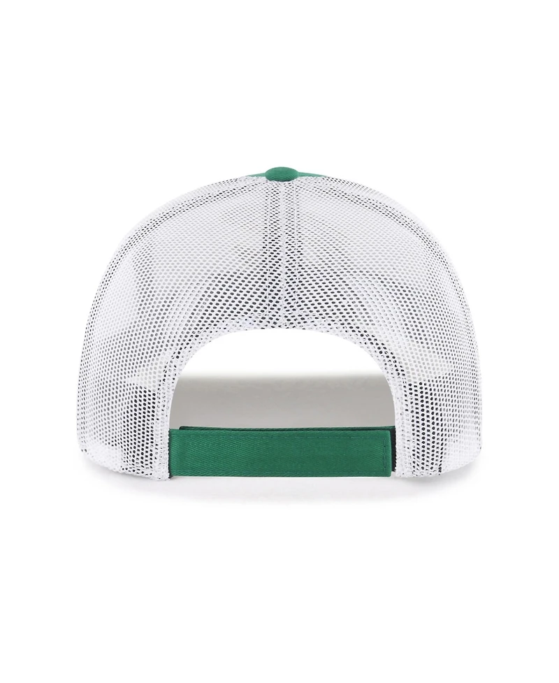 '47 Brand Men's Kelly Green Philadelphia Eagles Throwback Headstone Trucker Adjustable Hat