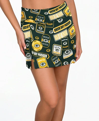 Concepts Sport Women's Hunter Green Bay Packers Grady Sleep Skort