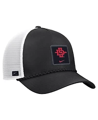 Nike Men's Black San Diego State Aztecs 2026 On-Field Rope Adjustable Trucker Hat